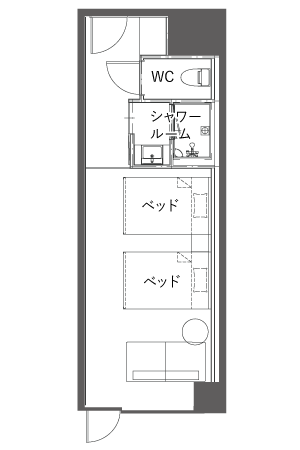 大阪北港マリーナリゾートHULLのガーデンテラスに宿泊