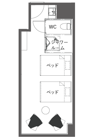 大阪北港マリーナリゾートHULLのペントハウスに宿泊