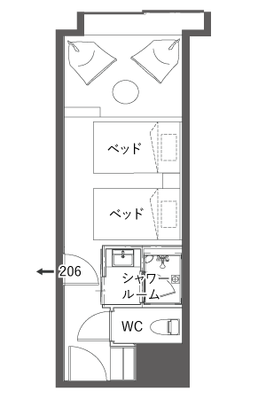 大阪北港マリーナリゾートHULLのペントハウスに宿泊