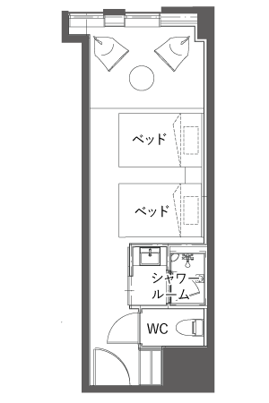 大阪北港マリーナリゾートHULLのペントハウスに宿泊