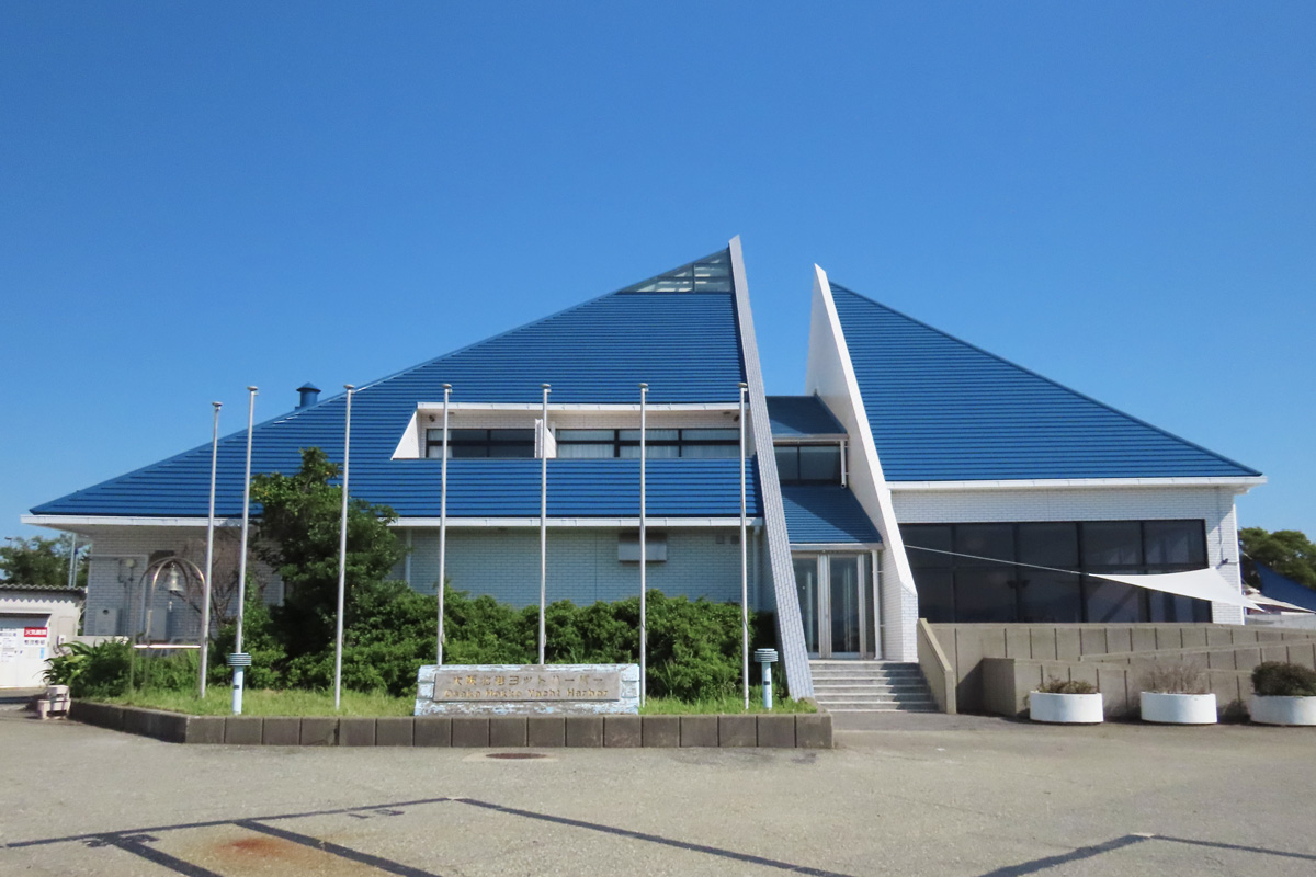 上から見た大阪北港マリーナリゾートHULL　HOTEL HULL