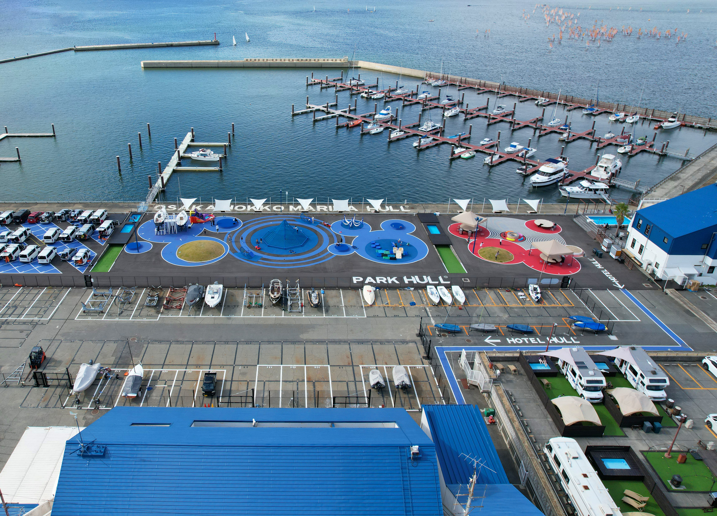 グランピング施設大阪北港マリーナリゾートHULL