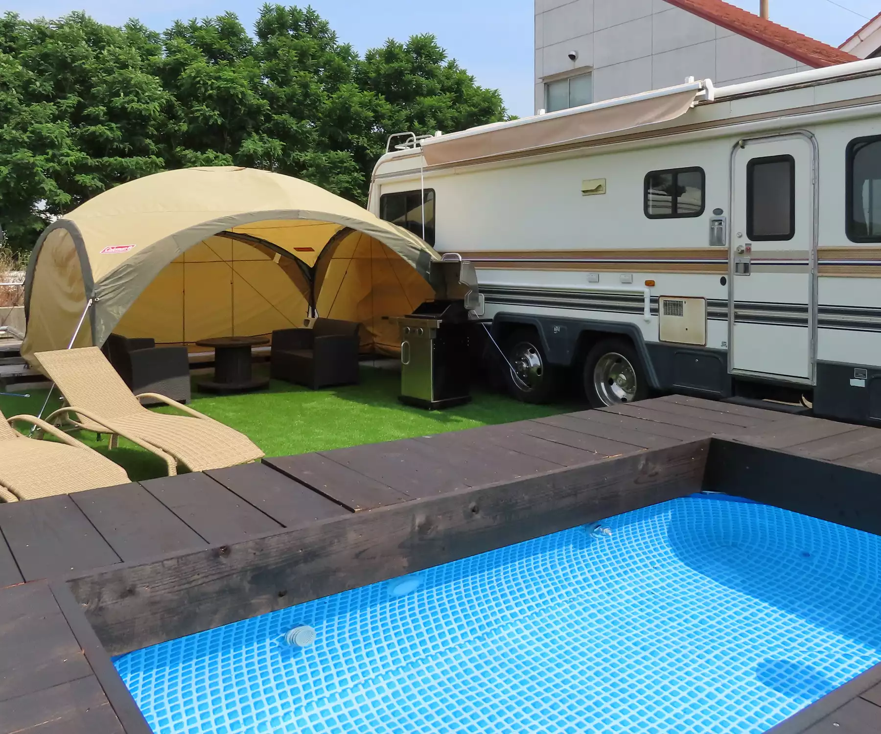 プライベートプール付き客室